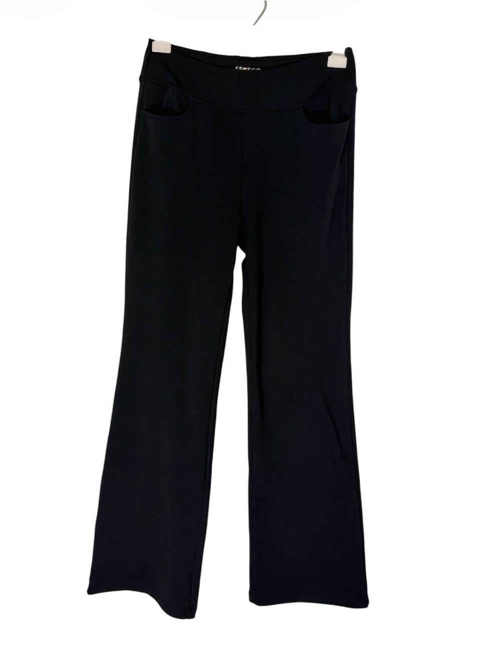 Sevego Women’s Everyday Black Yoga Flare Leggings Size Medium